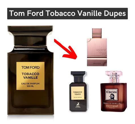 vanilla tobacco perfume dupe|tom ford tobacco dupe.